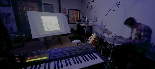 Ground recording live soundtracks for random films in the woods.